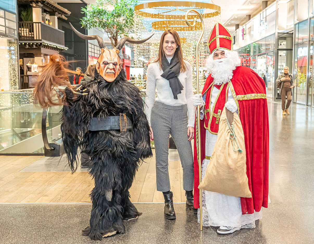 Bild 6_Nikolaus und Krampus am 6.12. zu Besuch im MURPARK